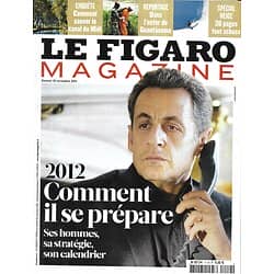 LE FIGARO MAGAZINE n°20932 19/11/2011 Sarkozy 2012/ Spécial Neige/ Guantanamo/ Clint Eastwood/ Canal du Midi