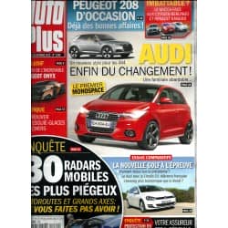 AUTO PLUS n°1260 29/10/2012  Audi/ Peugeot 208/ Golf 7/ Radars mobiles/ Opel Mokka