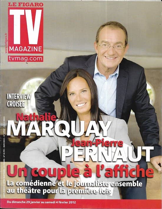 TV MAGAZINE n°20991 29/01/2012  Jean-Pierre Pernaut & Nathalie Marquay/ Muriel Robin