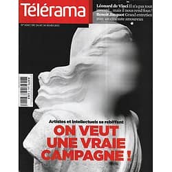 TELERAMA n°3245 24/03/2012  La campagne vue par les artistes/ Jacquot/ De Vinci