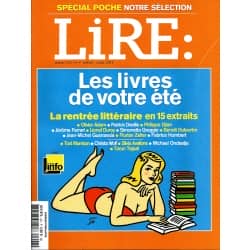 LIRE n°407 juillet-août 2012  Les livres de votre été/ Madame de Lafayette/ Homeric/ Jules Verne/ Spécial poches