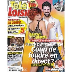 TELE LOISIRS n°1494 18/10/2014  Fauve Hautot & Miguel Angel "Danse avec les stars"/ Kendji Girac/ Churchill/ "Profilage"