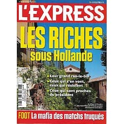 L'EXPRESS n°3179 06/06/2012  Les riches sous Hollande/ Foot: matchs truqués/ PSA Aulnay