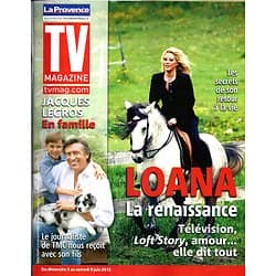 TV MAGAZINE n°21098 01/06/2012  Loana/ Jacques Legros/ Teddy Riner/ Frédéric Beigbeder