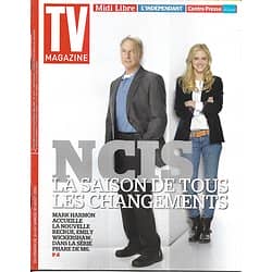 TV MAGAZINE n°21786 24/08/2014  "NCIS" saison 11, Wickershaw & Harmon/ Brigitte Fossey/ "Blacklist"