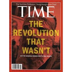 TIME VOL.180 n°2 09/07/2012   Egypt: the revolution that wasn't/ Hong Kong/ Insomnia