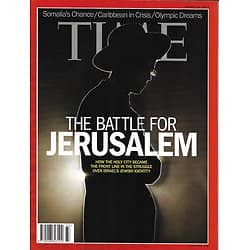 TIME VOL.180 n°7 13/08/2012  The battle for Jerusalem/ Somalia/ Jamaica/ Big dry