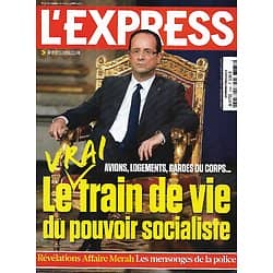 L'EXPRESS n°3184 11/07/2012  Le train de vie des socialistes/ Affaire Merah