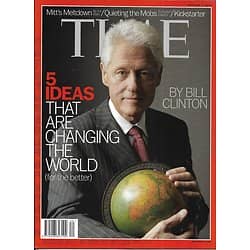 TIME VOL.180 n°14 01/10/2012  The case for optimism by  Bill Clinton/ Phoenix/ Kickstarter/ Extremism