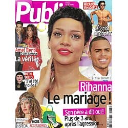 PUBLIC n°483 12/10/2012  Rihanna/ Amel Bent/ Beth Ditto/ Mickaël Vendetta/ Caroline Receveur/ Spécial accessoires