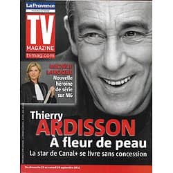 TV MAGAZINE n°21194 22/09/2012 Thierry Ardisson/ Michèle Laroque/ Patrick Timsit