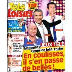 TELE LOISIRS n°1385 15/09/2012  Coulisses des jeux télé/ Eva Longoria/ "Plus belle la vie"/ "True Blood"