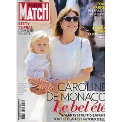 PARIS MATCH n°3453 23/07/2017  Caroline de Monaco, le bel été/ Tony Parker en famille/ Les Français et l'amour/ Jules Bianchi, le rêve s'éteint/ Sida:  point zéro