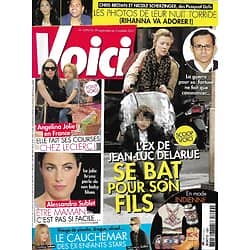 VOICI n°1299 29/09/2012  Elisabeth Bost & Jean-Luc Delarue/ Angelina Jolie/ Alessandra Sublet/ Rihanna/ Enfants stars, le cauchemar