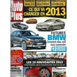 AUTO PLUS n°1269 31 DECEMBRE 2012  FUTURES BMW/ CHANGEMENTS 2013