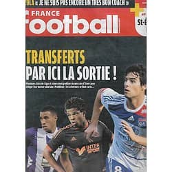 FRANCE FOOTBALL n°3479 11/12/2012  Transferts: par ici la sortie/ Yoann Gourcuff/ Candidats à la FFF/ Gianfranco Zola/ St Etienne-Lyon