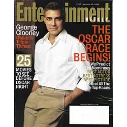 ENTERTAINMENT WEEKLY n°859 20/01/2006  George Clooney/ Oscar race/ Jason Lee