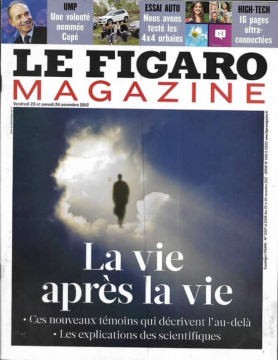 LE FIGARO MAGAZINE n°21246 23/11/2012  La vie après la vie: L'au-Delà/ Lou Reed/ Sud australien/ Montpellier gourmand