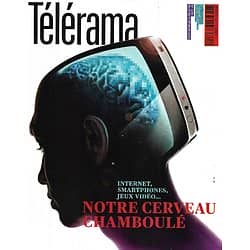 TELERAMA n°3291 09/02/2013  Le cerveau chamboulé par NTIC/ Fnac/ Alain Mabanckou/ Brian De Palma