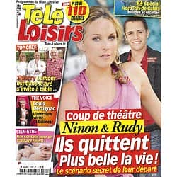 TELE LOISIRS n°1407 16/02/2013  "Plus belle la vie" adieu Ninon & Rudy/ Louis Bertignac/ "The Descendants" Clooney/ "Top Chef"
