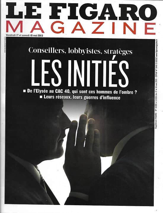 LE FIGARO MAGAZINE n°21395 17/05/2013  Les Initiés/ Rubens/ Jonny Wilkinson/ Verdi & Wagner/ Zambèze