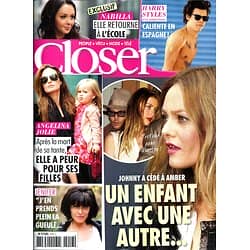CLOSER n°416 01/06/2013 Vanessa Paradis, Johnny Depp & Amber Heard/ Angelina Jolie/ Jenifer/ Nabilla/ Harry Styles