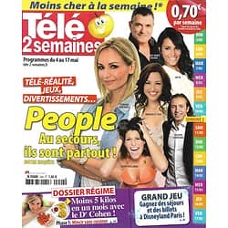 TELE 2 SEMAINES n°244 04/05/2013  TV: les people sont partout/ Dossier régime/ "NCIS"/ Helena Noguerra