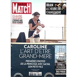 PARIS MATCH n°3344 20/06/2013  Caroline de Monaco/ Royal baby-Kate Middleton/ Armada Rouen/ Iran/ Johnny Hallyday
