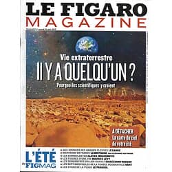 LE FIGARO MAGAZINE n°21466 11/08/2013  Vie Extraterrestre/ La Bretagne/ Zlatan Ibrahimovic/ Le Gange/ Kant