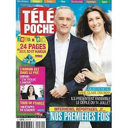 TELE POCHE n°2474 13/07/2013  Gilles Bouleau & Anne-Claire Coudray/ Tour de France: 100 étapes de légende/ "L'amour est dans le pré"
