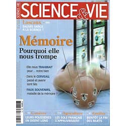SCIENCE&VIE n°1089 juin 2008  Mémoire: pourquoi elle nous trompe/ Exoplanètes/ Greffe/ Lascaux/ Vagues/ Sol