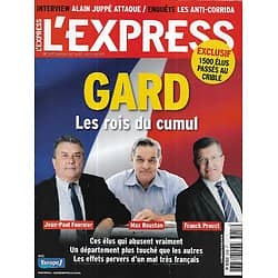 L'EXPRESS n°3245 11/09/2013  Politique: les rois du cumul/ The Clash/ Alain Juppé/ Poutine