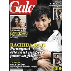 GALA n°1009 10/10/2012  Rachida Dati/ Noah/ Alain Delon/ Emma de Caunes/ Cyrulnik