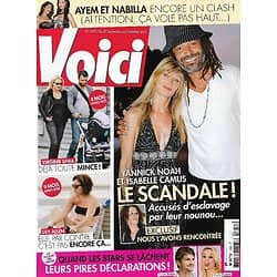 VOICI n°1351 27/09/2013  Yannick Noah/ Lilly Allen/ Virginie Efira/ Nabilla & Ayem/ Quand les stars se lâchent/ Robert Pattinson