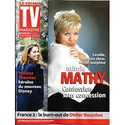 TV MAGAZINE n°21513 06/10/2013  Mimie Mathy/ Melissa Theriau/ Marie Drucker/ Didier Bourdon