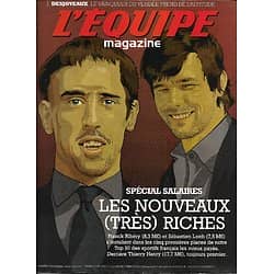 L'EQUIPE MAGAZINE n°1394 04/04/2009  Spécial Salaires/ Franck Ribery/ Sébastien Loeb/ Michel Desjoyaux (Vendée Globe)