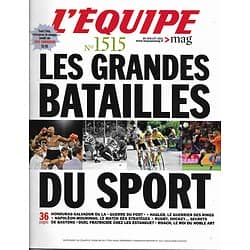 L'EQUIPE MAGAZINE n°1515 30/07/ 2011 Les grandes batailles du Sport/ BD Garôden