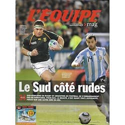 L'EQUIPE MAGAZINE n°1525 08/10/2011 Springboks/ Foot Argentain/ Wayne Rainey