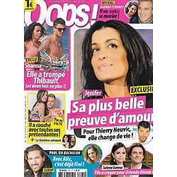 OOPS! n°161 02/05/2014  Jenifer/ George Clooney/ Paul du Bachelor/ Selena Gomez/ Les Anges/ Stars sans maquillage
