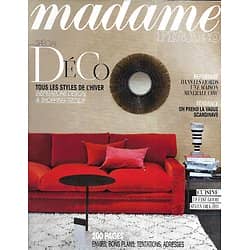 MADAME FIGARO n°21525 18/10/2013  Spécial Deco/ Scarlett Johansson/ Helena Noguerra/ Valeria Bruni Tedeschi/ Maison minimaliste en Suède