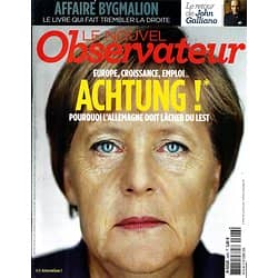 LE NOUVEL OBSERVATEUR n°2606 16/10/2014  Angela Merkel/ Affaire Bygmalion/ Galliano/ ADN