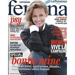 VERSION FEMINA n°605 04/11/2013  Spécial bonne mine/ François Cluzet/ Stop à l'anxiété/ Brunch campagnard