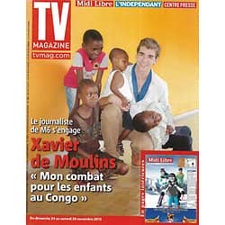 TV MAGAZINE n°21555 24/11/2013  Xavier de Moulins/ Flavie Flament/ Spécial neige