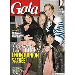 GALA n°1073 01/01/2014  Les Hallyday/ Bono/ Mika/ Catherine Frot & Marion Bartoli