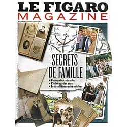 LE FIGARO MAGAZINE n°21589 03/01/2014  Secrets de famille/ Pierre Niney/ Velazquez/ Pierre Rabhi/ Shikoku/ Norvège