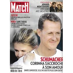 PARIS MATCH n°3378 13/02/2014  Michael Schumacher/ Mika/ Montebourg & Zylberstein/ J.O. Sotchi/ Léa Seydoux & Vincent Cassel