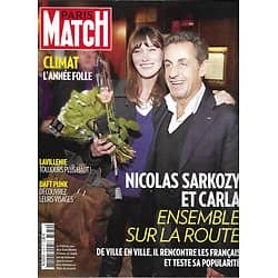 PARIS MATCH n°3379 20/02/2014  Sarkozy & Carla Bruni/ Climat, l'année folle/ Meryl Streep/ Renaud Lavilenie/ Daft Punk