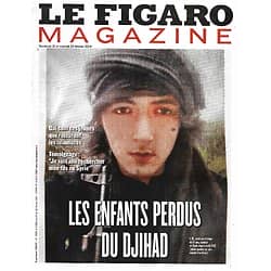 LE FIGARO MAGAZINE n°21631 21/02/2014  Enfants perdus du Djihad/ Dany Boon/ Ouest du Canada/ Tempête à l'île de Sein