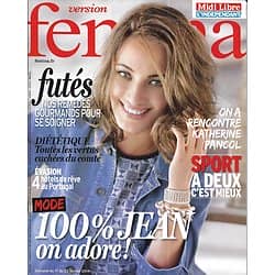 VERSION FEMINA n°620 17/02/2014  100% Jean/ Remèdes gourmands/ Katherine Pancol/ Sport à deux