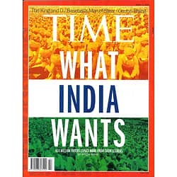 TIME VOL.183 n°13 7 AVRIL 2014  WHAT INDIA WANTS/ FACEBOOK/ MAD MEN